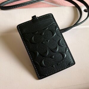 Coach Embossed Card Holder